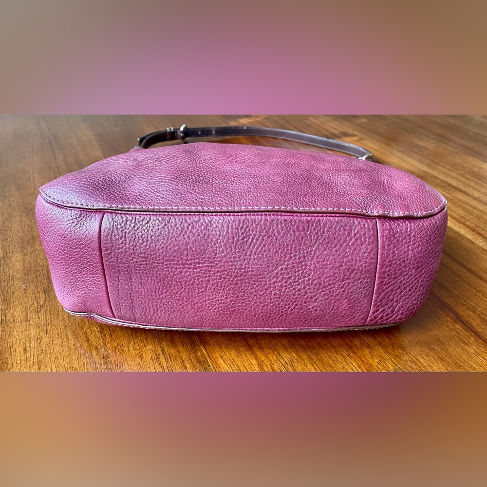 ‼️‼️SOLD‼️‼️Coach Y2K Chelsea Hobo Purple Silver - Picture 11 of 17